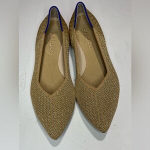 Rothy's The Point ll Gold Sz 6